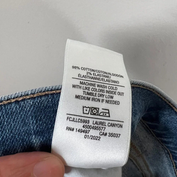 Favorite Daughter The Valentina Tower Jean Size 31 Laurel Wash Super High Rise - Picture 15 of 15